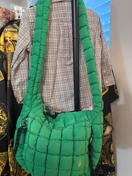 FP Movement by Free People Handbags - FP Movement by Free People Green Quilted Carry All Shoulder Bag: SOLD OUT COLOR